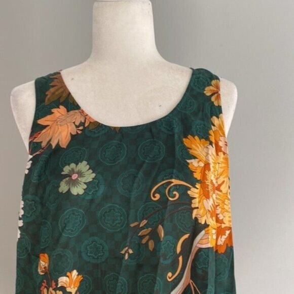 Johnny Was Roselyn 100% Silk Floral Print Tank Top M - Picture 11 of 16